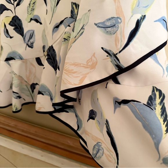 NWOT Banana Republic Floral Ruffle Racerback Dress - Picture 4 of 6